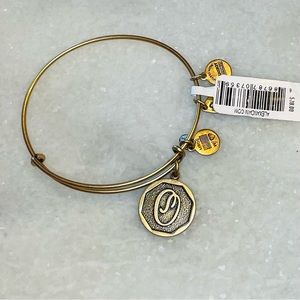 Alex & Ani NWT Adjustable Bracelet Initial O #103